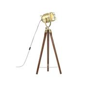 Lampadaire - - Bois de manguier massif - 97 cm - E27 - Trépied - Chic