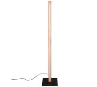 Lampadaire bois dimmable Lampadaire avec lampadaire bois dimmable, fonction tactile, 1x LED 20W 2300Lm blanc chaud, LxPxH 22x22x115 cm