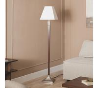 LEDKIA LIGHTING Lampadaire Bois et Métal Lizza Piramis Blanc E27