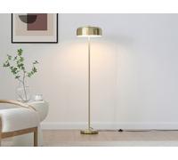 Lampadaire champignon en laiton brossé doré D.35 x H.150 cm - CATAVI