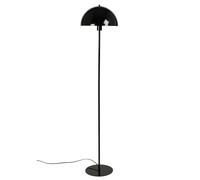 Lampadaire champignon en métal laqué noir H145 32x145x32cm Noir