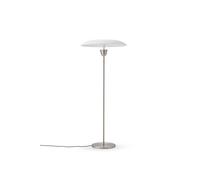 Lampadaire Chanterelle de New Works Ø55 Nickel/ Blanc