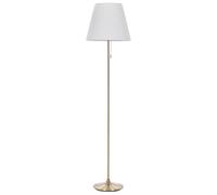 Lampadaire Classique à Abat-Jour Empire pour Salon et Chambre Cuivré et Blanc