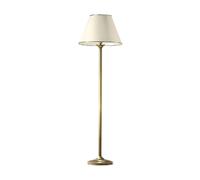 Lampadaire classique laiton patiné, écru, E27 15W Jupiter