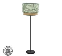 Lampadaire Congo E27 noir vert naturel 170 x 40 x 40 cm