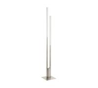 Lampadaire connecté FRAIOLI-Z LED 2X17W en aluminium nickel mat 0x0x1755mm
