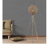Lampadaire D BY M.RED Black Gold - MDF - Abat-jour polypropylène - Design élégant