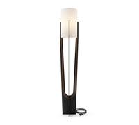 Lampadaire D BY M.RED Black - MDF - Papier kraft - Ambiance chaleureuse