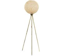 Lampadaire D BY M.RED Gold - Métal - Abat-jour jute - Style bohème