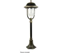 Lampadaire de jardin 87x25 cm 1xE27 60W patine laiton IP43 Prince K SU-MA