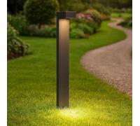 Lampadaire de jardin à LED Ideal Lux 3000 K, gris, IP65, SIRIO 365411