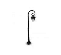 V-TAC Lanterne de jardin 7060 - Lampadaire sur pied ALU IP44 noir 136 cm