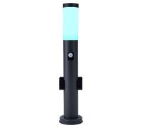 Lampadaire Extérieur Lampe de Jardin Variateur Détecteur Télécommande RGB LED H