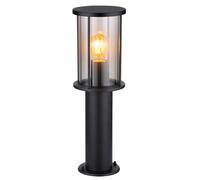 Globo Lampe Sur Pied Extérieure Résistante Aux Intempéries Noir Mat IP54 E27