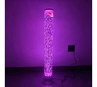 Lampadaire de Lampe À Lave À Tube À Bulles Faux Aquarium de 3,3 Pieds | 7 Couleurs, Bulles Montantes, Bruit Blanc, Relaxant, Anti-Stress, Stimulation Sensorielle, Cadeau Veilleuse