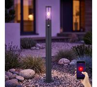 Lampadaire De L'Extérieur Lampe Jardin Itinéraires Dimmable Smart LED Détecteur
