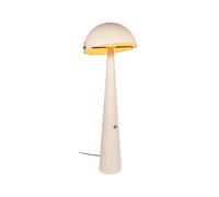 Lampadaire décoratif champignon crème et doré 1xE27 40W BARONE Lucide
