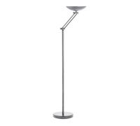 Unilux Lampadaire DELY 2.0 articulé LED Prise Europe Gris métal