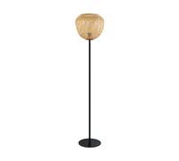 Lampadaire DEMBLEBY E27 1X40W en acier noir D320mm