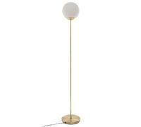 Atmosphera Lampadaire Dris - boule en verre, métal doré, H. 134 cm, E14 60W
