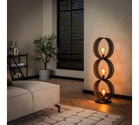 Lampadaire design en métal perforé 3 lampes GRETA