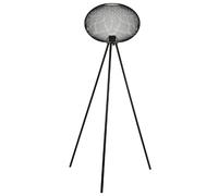 Lampadaire design industriel rond en métal Spirit - H. 160 cm - Noir