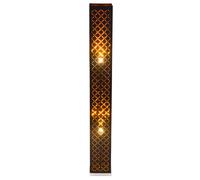 Lampadaire design noir salon plafonnier sur pied lumière dans un ensemble comprenant des ampoules LED