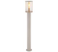 Lampadaire d'extérieur à LED, lampadaire, éclairage extérieur, IP54, couleur sable, acier inoxydable, H 100 cm