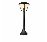 Lampadaire d'extérieur à LED, lampe de sol, lampe de jardin, noir, aluminium, H 60 cm