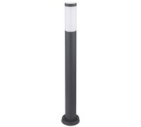 Lampadaire d'extérieur ANTHRACITE éclairage de jardin lampadaire colonne en acier inoxydable dans un ensemble comprenant des ampoules LED