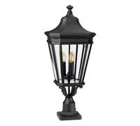 Lampadaire d'extérieur Cotswold Lane 3xE14 noir Feiss FE-COTSLN3-L-BK