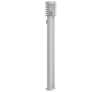 Lampadaire d'extérieur et sortie argenté 110cm acier inoxydable