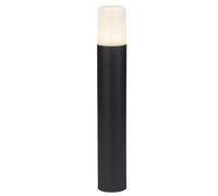Lampadaire d'extérieur LED intelligent, lampe de chemin à intensité variable, lampe de jardin noire, changement de couleur RVB, plastique aluminium, 4,5W 290lm blanc chaudblanc froid, DxH 8x50 cm