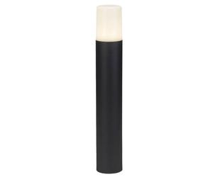 Lampadaire d'extérieur LED intelligent, lampe de chemin à intensité variable, lampe de jardin noire, changement de couleur RVB, plastique aluminium, 4,5W 290lm blanc chaudblanc froid, DxH 8x50 cm