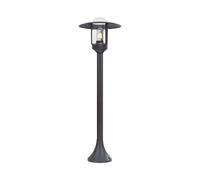 Lampadaire d'extérieur LED, lampe de jardin, IP44, aluminium noir, H 97,5 cm