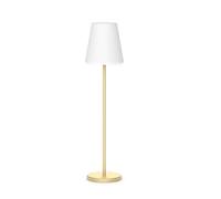 Lampadaire d'extérieur LED solaire rechargeable Lola Slim - New Garden - Laiton - H120cm