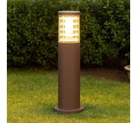 Lampadaire d'extérieur moderne Aluminium Café 1 Lumière E27 H40Cm
