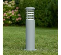 Lampadaire d'extérieur moderne Aluminium Gris 1 Lumière E27 H40Cm