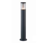 Lampadaire d'extérieur moderne Aluminium Noir 1 Lumière E27 H80Cm