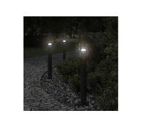 Vidaxl Lampadaire D'extérieur Noir 60 Cm Acier Inoxydable