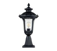 Lampadaire d'extérieur noir classique E27 60 W Chicago Elstead