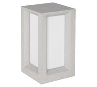 Lampadaire d'extérieur NOVA LUCE CASTRO, grès blanc et acrylique, E27, 1x12 W (ampoule non fournie), 100-240 V, IP65, 9739352