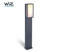 Lampadaire d'extérieur pour jardin, modèle QUBO anthracite, Lutec 7193002118