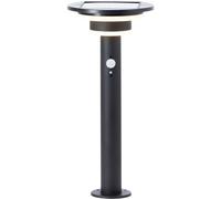Lampadaire dextérieur solaire avec détecteur de mouvements Brilliant G40406/06 Garvina Module LED LED intégrée 3 W noir