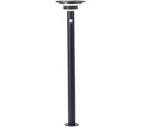 Lampadaire dextérieur solaire avec détecteur de mouvements Brilliant G40407/06 Garvina Module LED LED intégrée 3 W noir