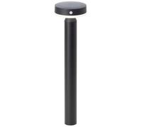 BRILLIANT Lampadaire solaire d'extérieur noir MAGUA | incl. piquet de terre | 4W 350lm 4000K | métal/plastique