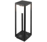 Lampadaire d'extérieur solaire avec détecteur de mouvements Megatron MT70014 LED LED intégrée 2 W noir