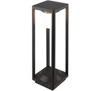 Lampadaire dextérieur solaire avec détecteur de mouvements Megatron MT70014 MT70014 LED LED intégrée 2 W noir