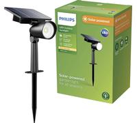 Lampadaire d'extérieur solaire Philips LED 929004632501 Ashlyn LED LED intégrée 1.4 W noir