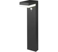 Lampadaire d'extérieur solaire - SYGONIX - SY-4715528 - Détecteur de mouvements - LED 6 W - Noir